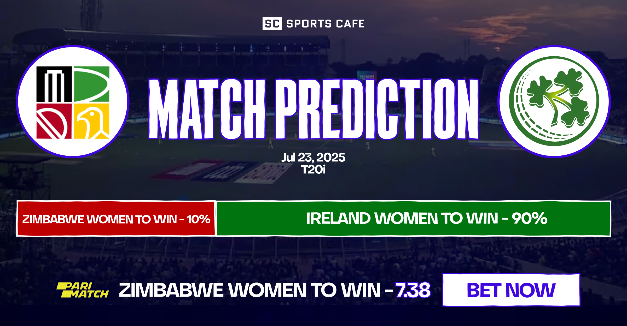 zimbabwe women vs ireland women match prediction.